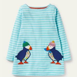 EUC Mini Boden Puffin Pocket Tunic size 11-12